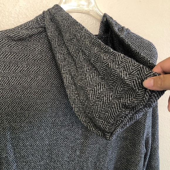 Faherty Men’s Herringbone French Terry Beach Hoodie in Granite Size L - Picture 9 of 14